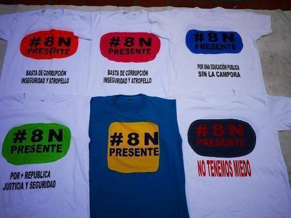 Las remeras del PRO para el #8N