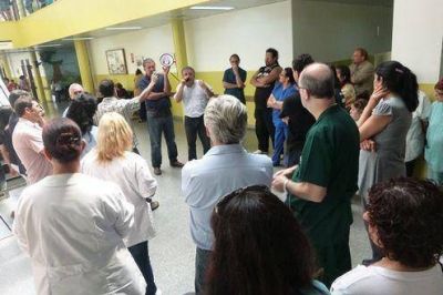 ATE contin�a los reclamos en el Hospital Houssay