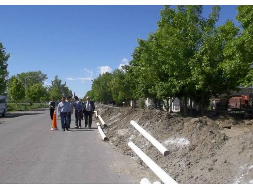 Alvear: Est� casi terminada la primera etapa de la red cloacal en el barrio San Carlos