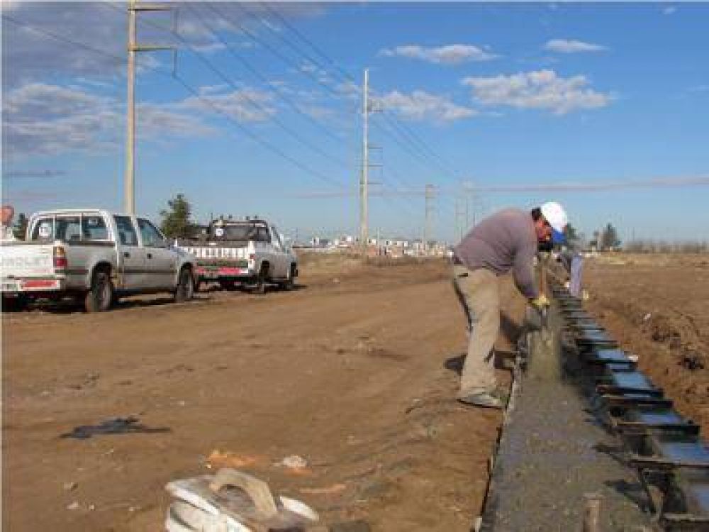 Las obras en Alvear festejaron los dos a�os desde su inicio