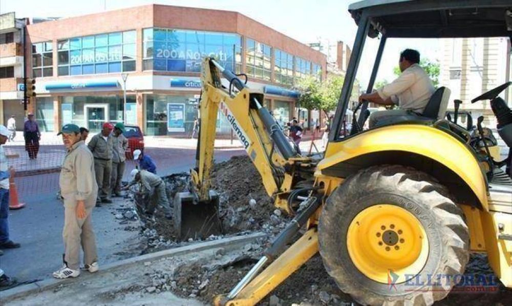 Plaza Cabral: siguen las obras y las conexiones