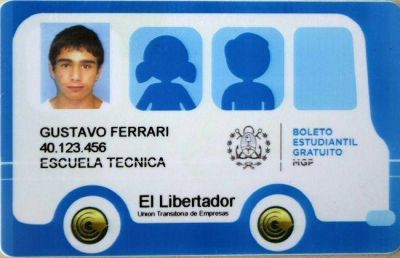 As� son las tarjetas magn�ticas para el boleto estudiantil y docente gratuito