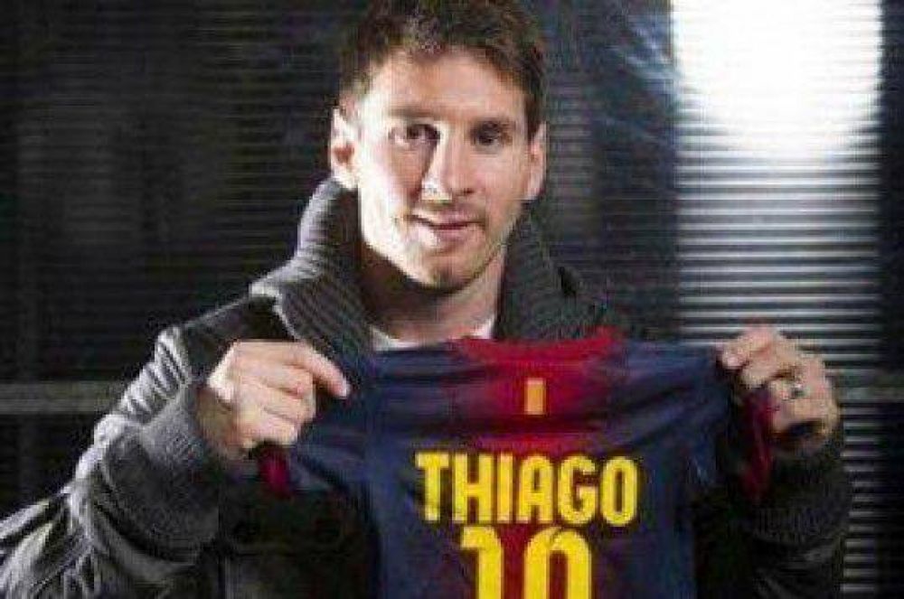 Naci� Thiago, el hijo de Lionel Messi