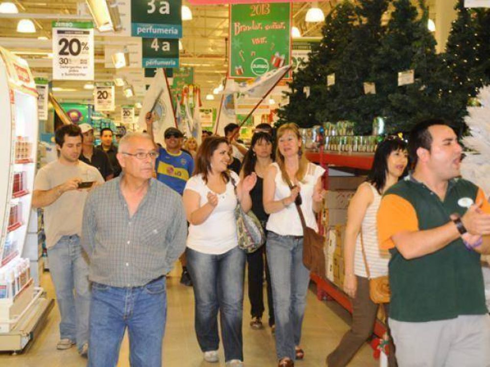 Conflicto gremial en Jumbo