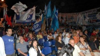 Habr�an utilizado sillas del Predio Ferial para un acto pol�tico del PJ