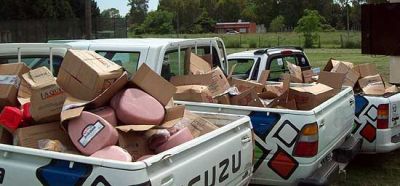 Decomisan mil kilos de alimentos por corte de la cadena de fr�o y contaminaci�n cruzada