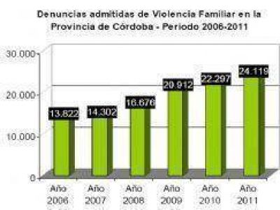 Violencia familiar: en 2011 se admitieron 24.119 denuncias
