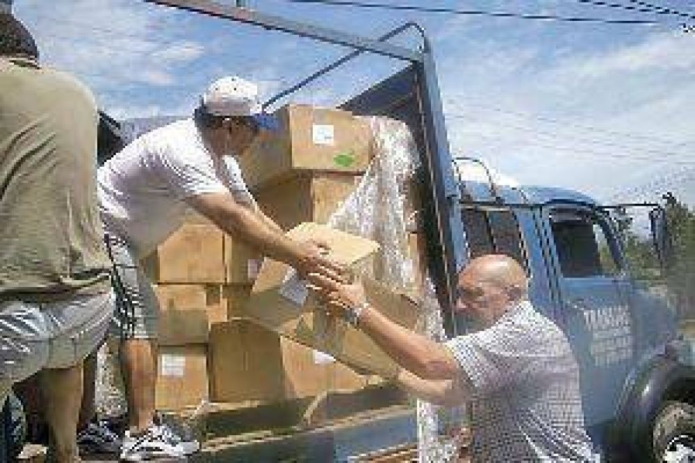 Red Solidaria local recibi� una gran donaci�n desde Ushuaia