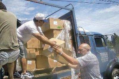 Red Solidaria local recibi� una gran donaci�n desde Ushuaia