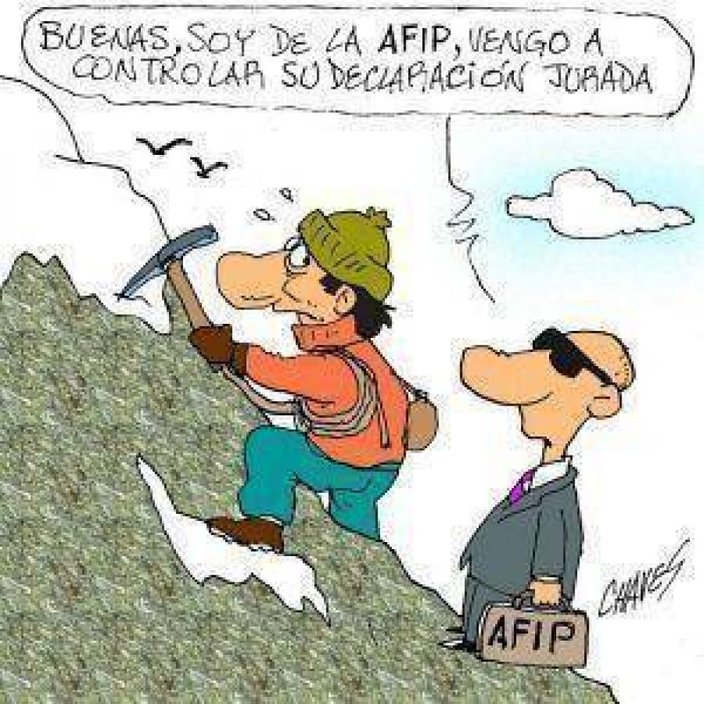 El Gobierno profundiza su cacer�a impositiva en el exterior chiste afip