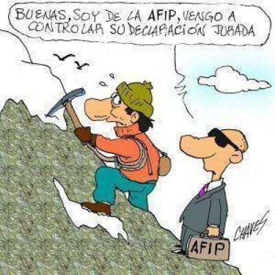 El Gobierno profundiza su cacer�a impositiva en el exterior chiste afip