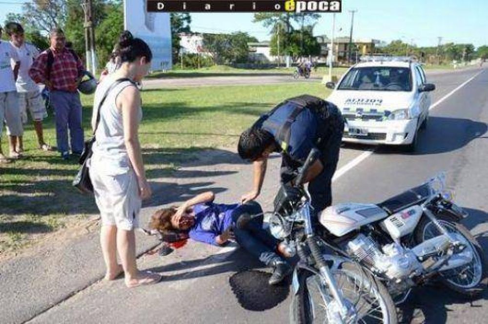Muchos heridos por siniestros viales durante el fin de semana