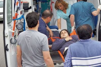 J�ven fue baleado por un exsuegro que defend�a a su hija