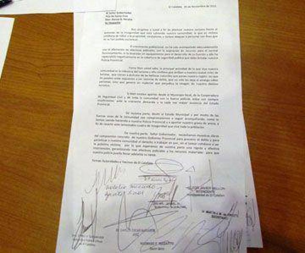 Piden al gobernador muestras claras de compromiso para bajar el delito