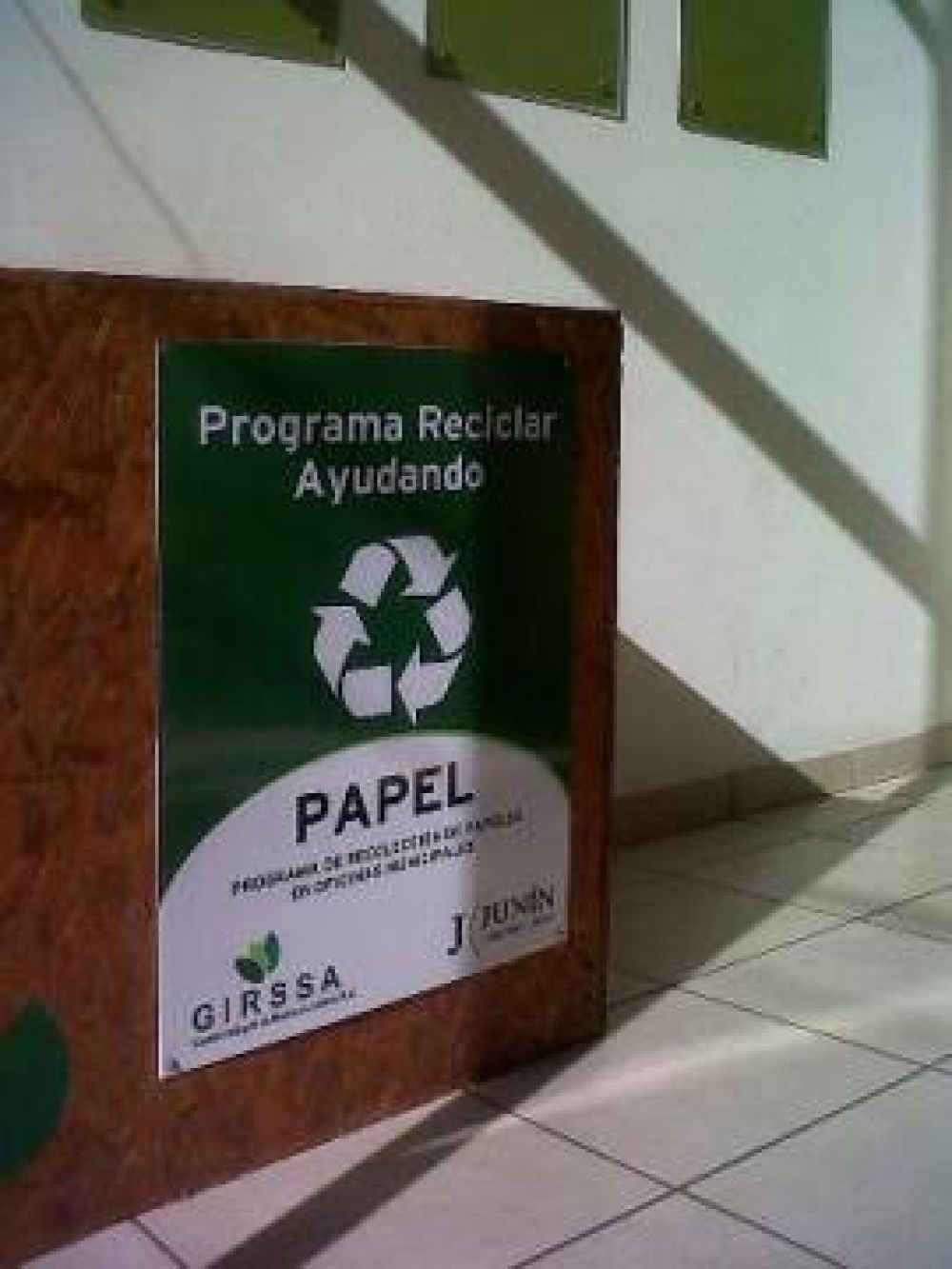 Jun�n se adhiri� al programa "Tu manzana recicla"