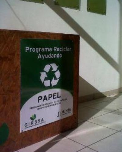 Jun�n se adhiri� al programa "Tu manzana recicla"