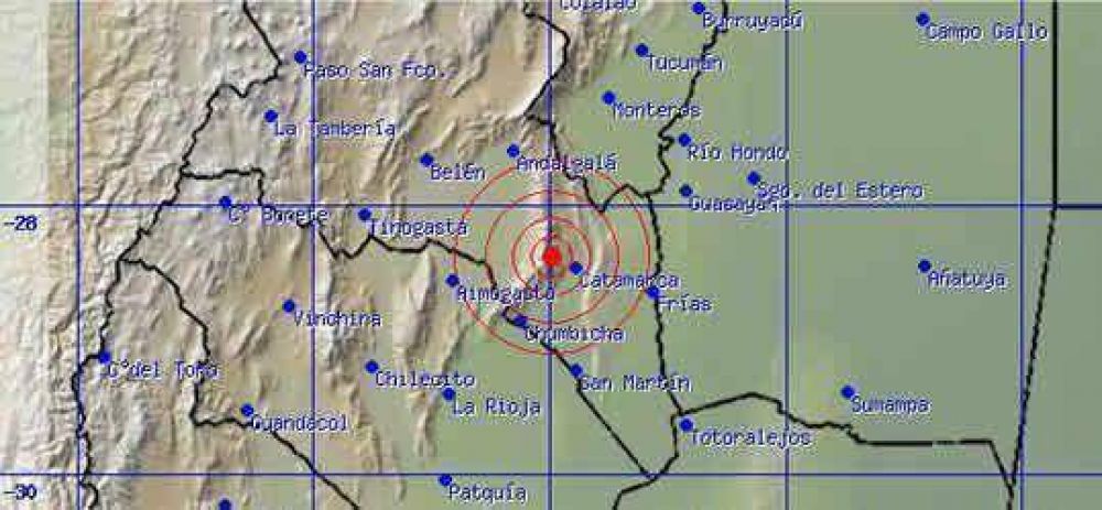 Un sismo de mediana intensidad sacudi� a Catamarca