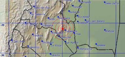 Un sismo de mediana intensidad sacudi� a Catamarca