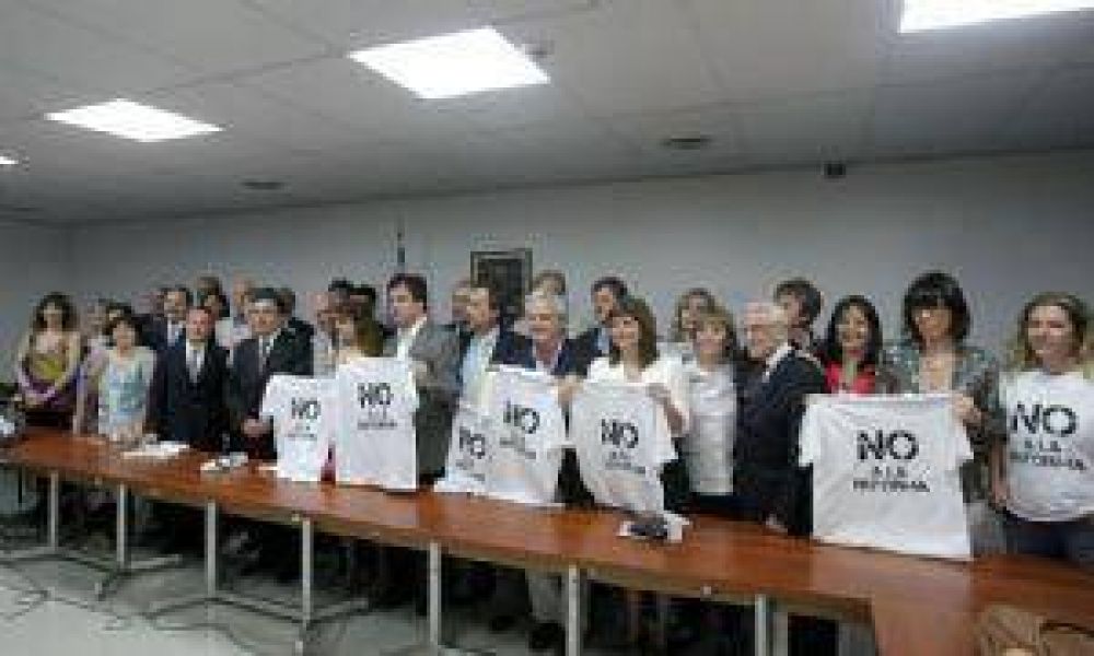 Seis diputados mendocinos firmaron contra la �re-re� de Cristina