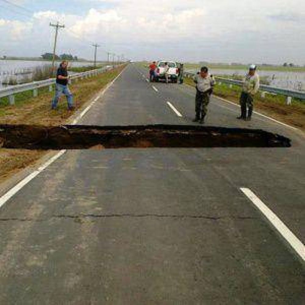 La ruta N�stor Kirchner se parti� a 20 d�as de haber sido inaugurada