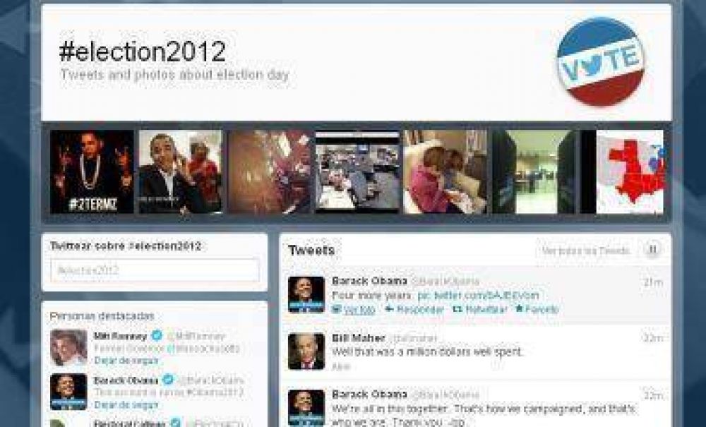 Elecciones de EEUU, el evento m�s tuiteado de la historia
