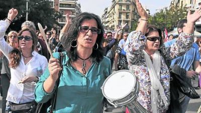 Una huelga general paraliza a Grecia