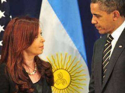 La Presidente envi� su felicitaci�n a Obama: "Ratifica la confianza en su liderazgo"