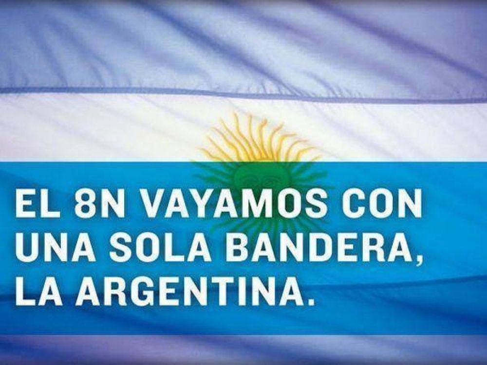 Macri convoc� a ir al 8N con "una sola bandera" 