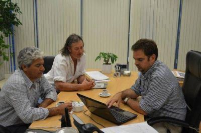 El Ministro del Campo recibi� al Intendente de Cortaderas
