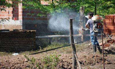 La municipalidad realiz� operativos de limpieza en el barrio R�o Luj�n