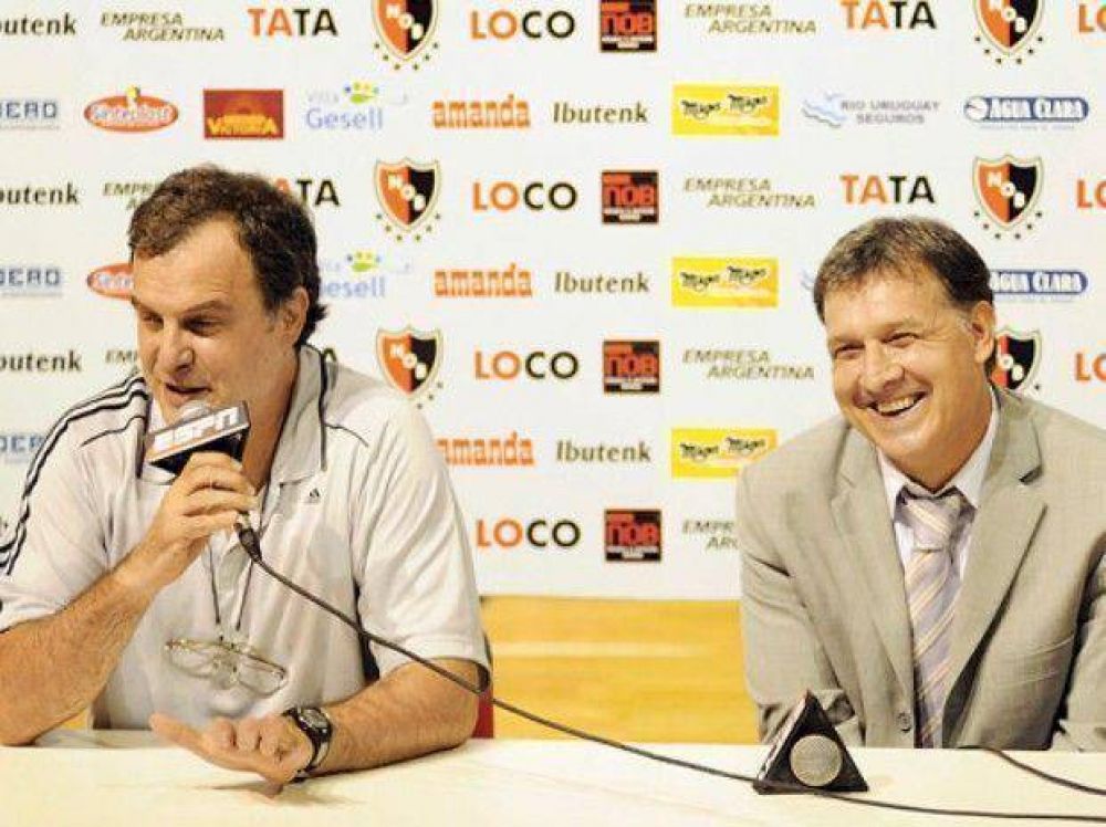 Newell's: Bielsa y Martino son part�cipes de la historia reciente leprosa