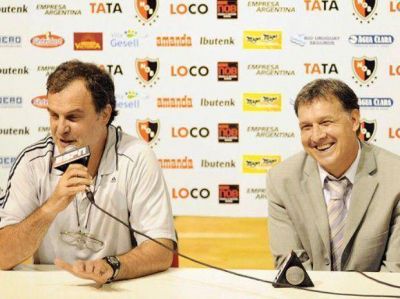 Newell's: Bielsa y Martino son part�cipes de la historia reciente leprosa