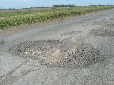 La situaci�n de la ruta  provincial 30 ya no da para  m�s: Estado lamentable