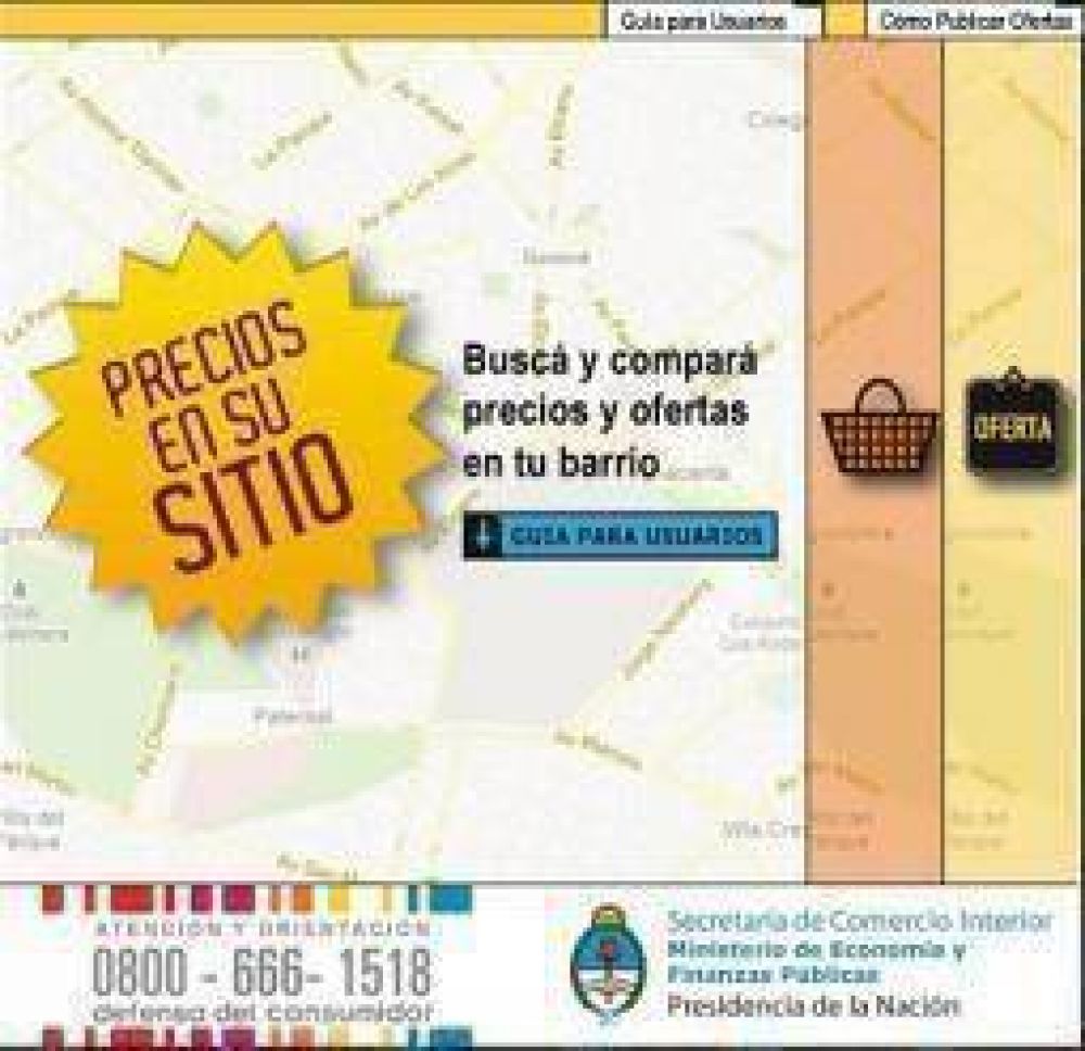 La propia Naci�n contradice al INDEC en su propia web de precios 