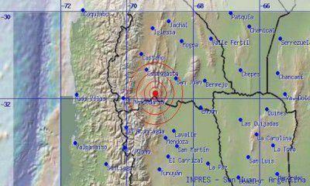 El temblor que se sinti en Mendoza fue en lmite con San Juan 