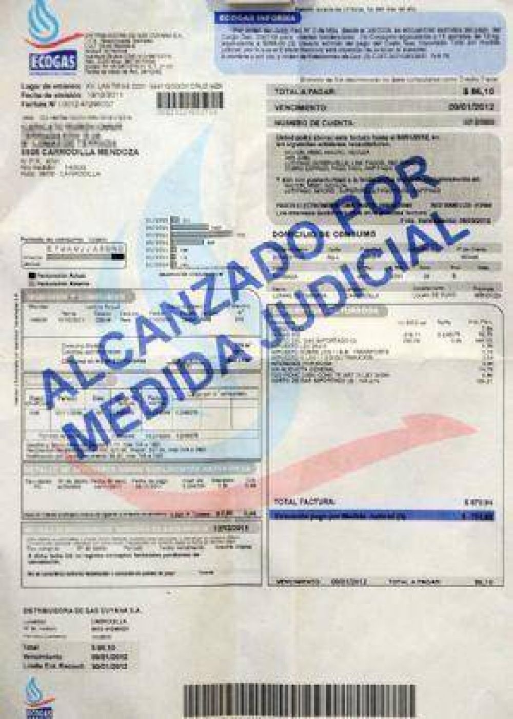 M�s de 100 mil usuarios pagar�n m�s caro el gas 