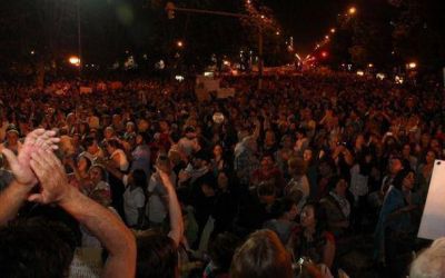 8N: entre el reclamo de m�s seguridad, se col� el d�lar y los pedidos m�s variados