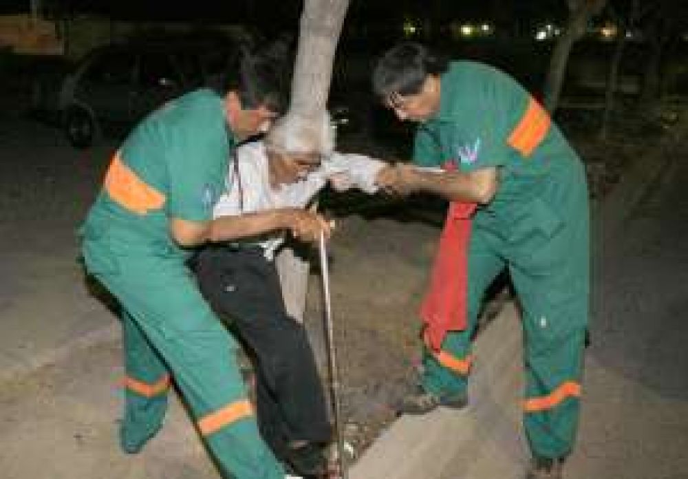 Alarma y tensi�n en un geri�trico por un incendio