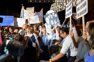 Corrientes tambi�n tuvo su protesta