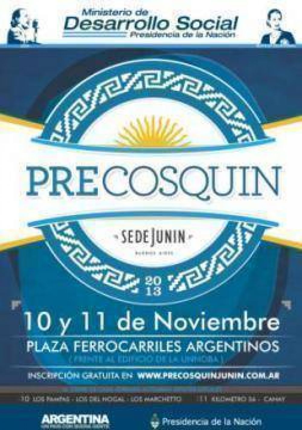 El PreCosqu�n se realizar� el 10 y 11 de noviembre en Jun�n