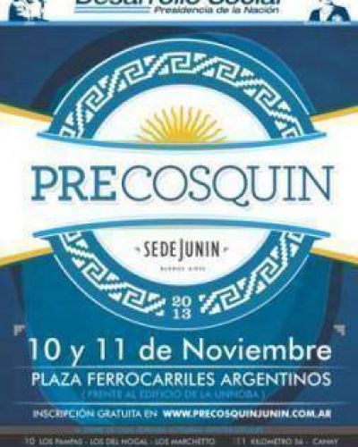 El PreCosqu�n se realizar� el 10 y 11 de noviembre en Jun�n
