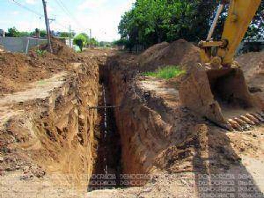 Realizan una importante obra en el barrio San Antonio