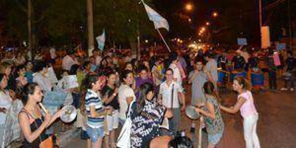 Clorinda tambi�n se hizo sentir en la movilizaci�n del 8N