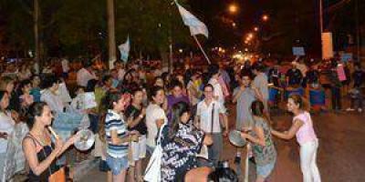 Clorinda tambi�n se hizo sentir en la movilizaci�n del 8N