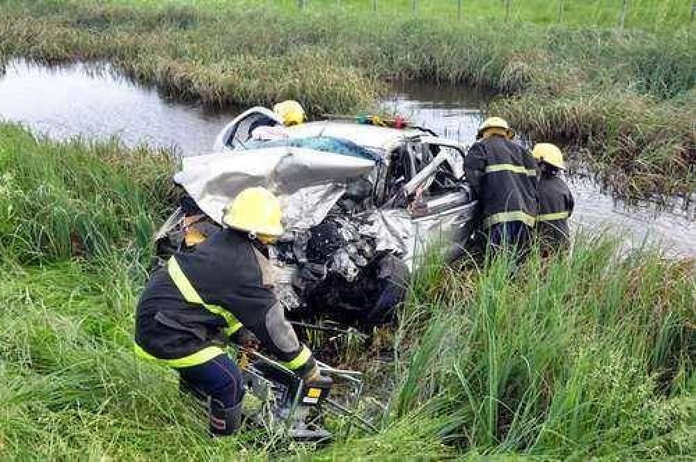 Un matrimonio y su nieta fallecieron en un choque que hubo ayer en la Ruta 226