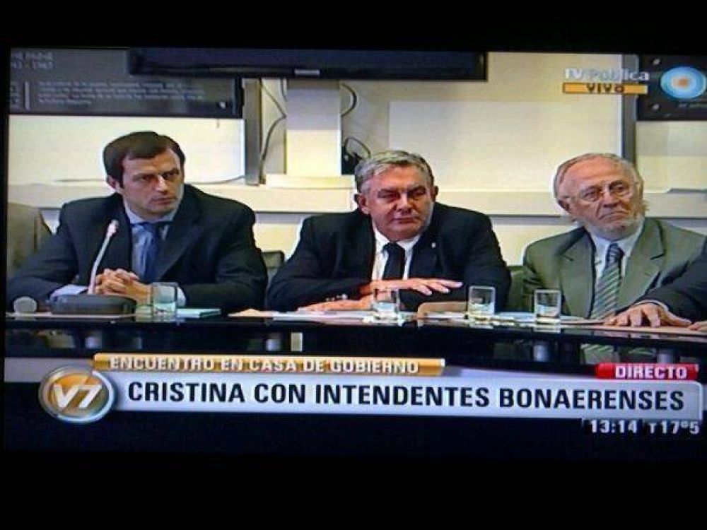 Bucca con Cristina en la Rosada