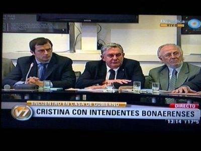 Bucca con Cristina en la Rosada