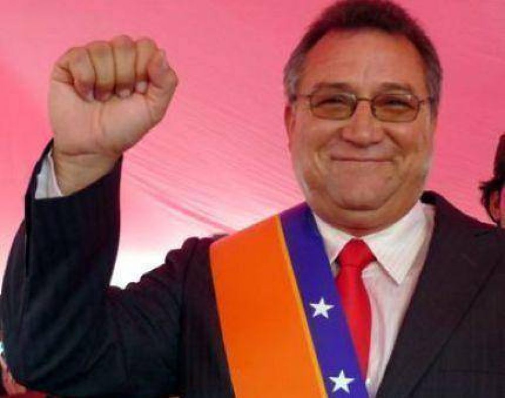 El Alcalde venezolano, Ibrain Vel�zquez en Mar del Plata
