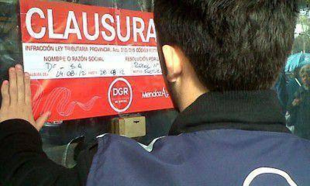 Rentas clausur� 17 comercios de Gran Mendoza
