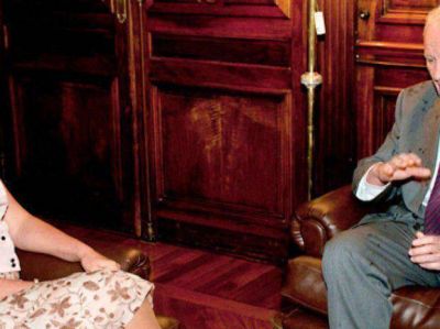 Lamberto visit� a Gils Carb�, en una se�al de acercamiento a la Naci�n